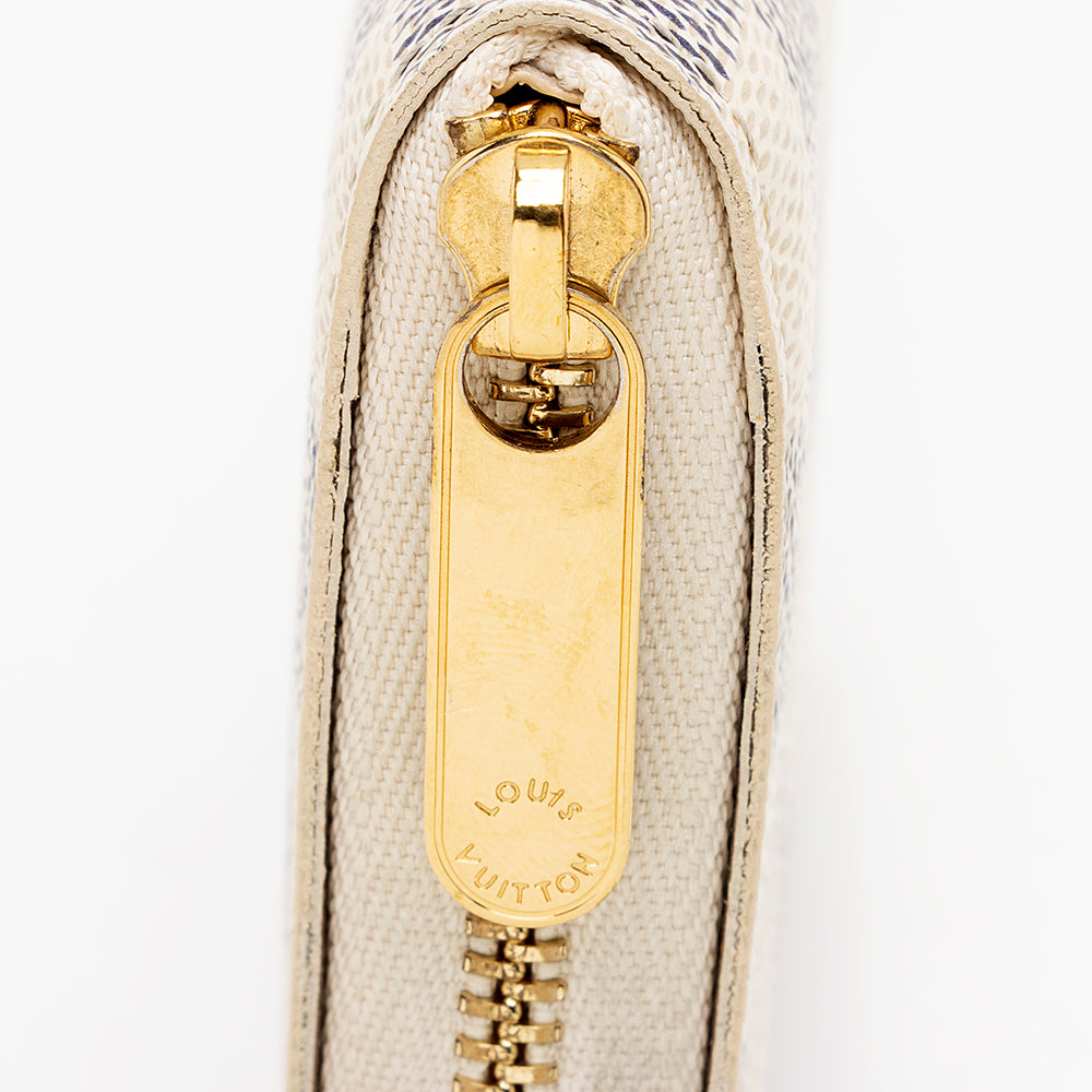 Louis Vuitton Damier Azur Zippy Coin Wallet (SHF-16415)