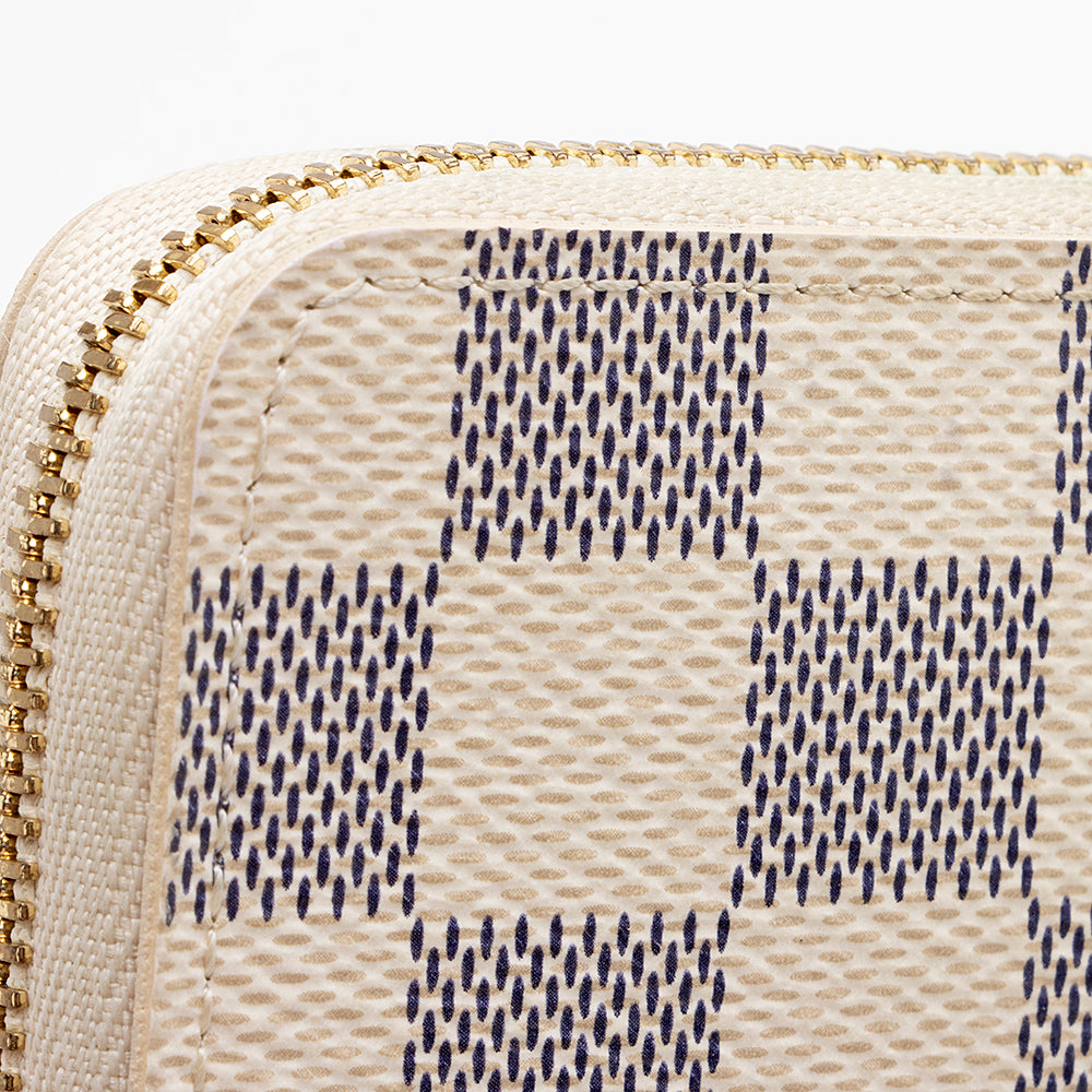 Louis Vuitton Damier Azur Zippy Coin Wallet (SHF-16415)
