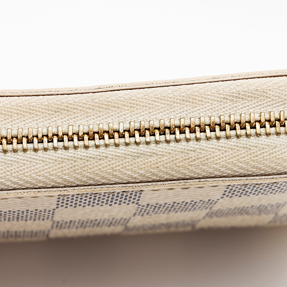 Louis Vuitton Damier Azur Zippy Coin Wallet (SHF-16415)
