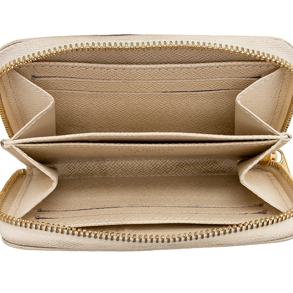 Louis Vuitton Damier Azur Zippy Coin Wallet (SHF-16415)