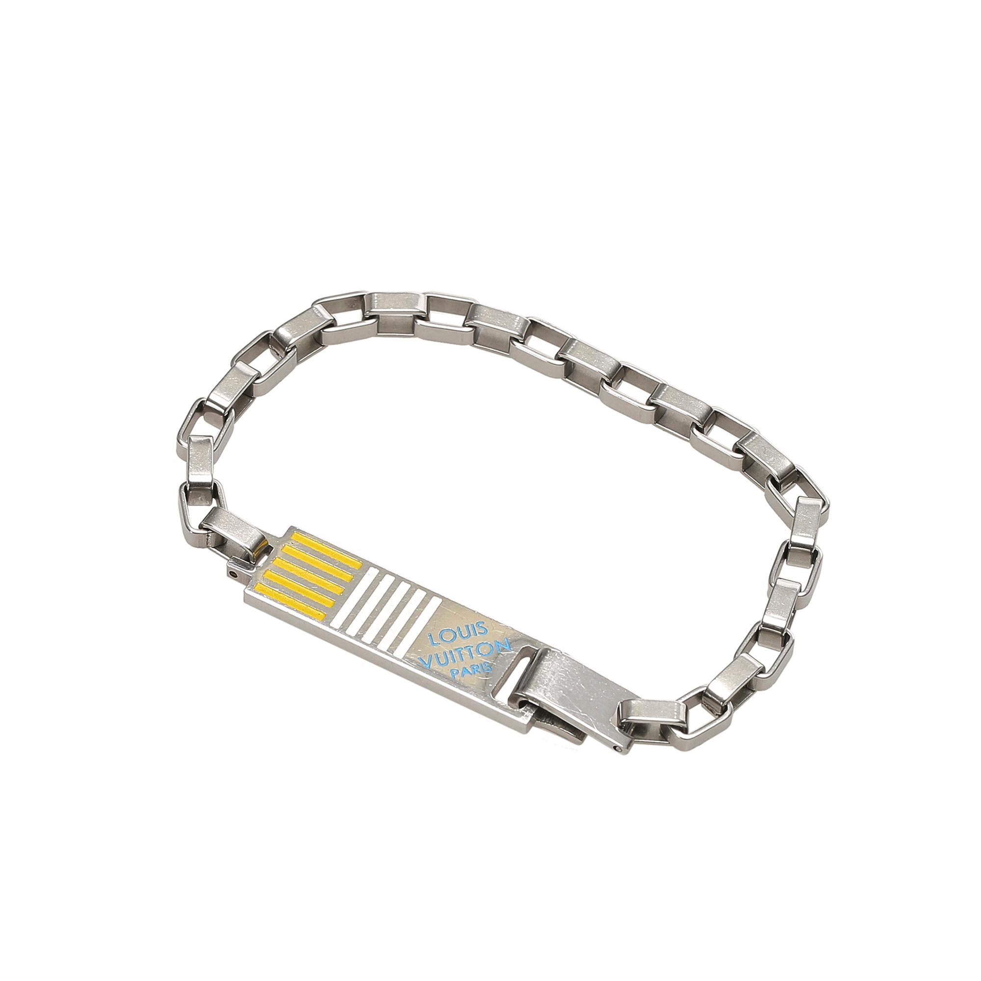 Louis Vuitton Damier Chain Bracelet (SHG-22433)