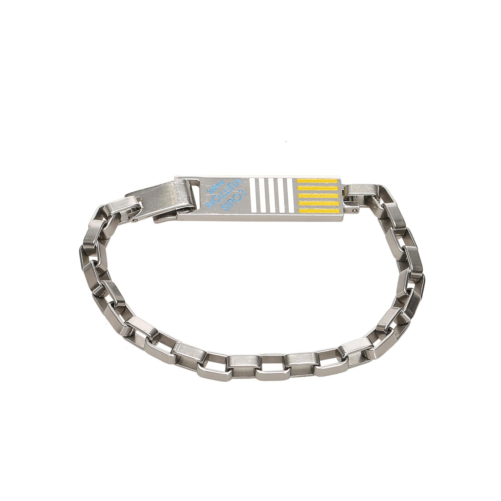 Louis Vuitton Damier Chain Bracelet (SHG-22433)