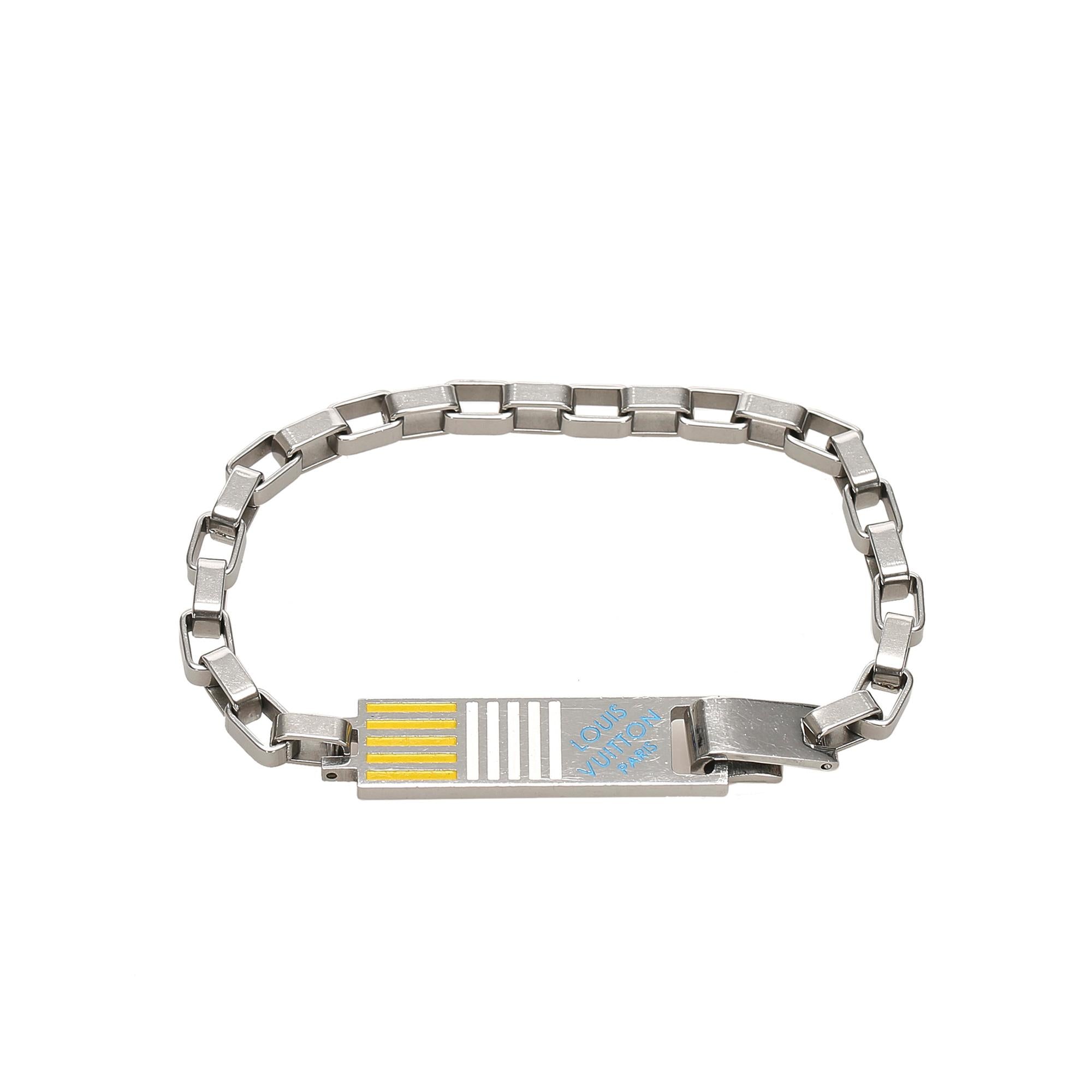 Louis Vuitton Damier Chain Bracelet (SHG-22433)