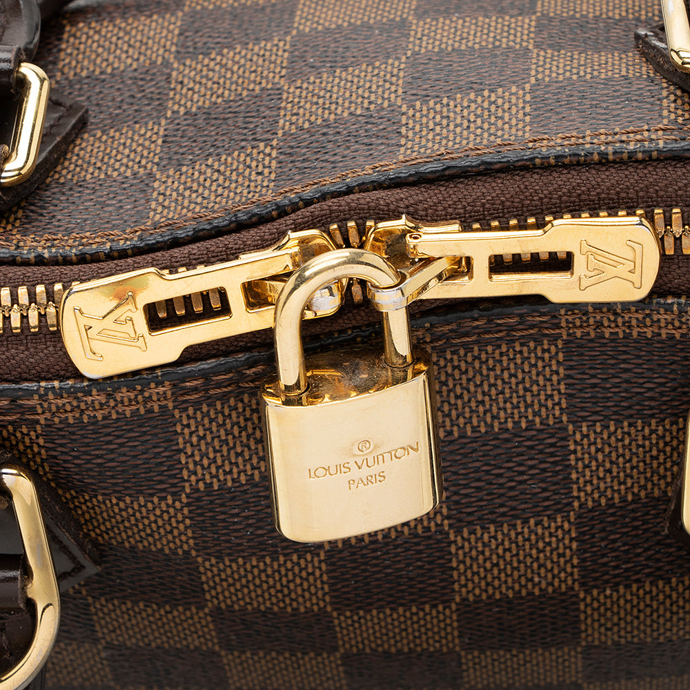 Louis Vuitton Damier Ebene Alma PM Satchel (SHF-18631)
