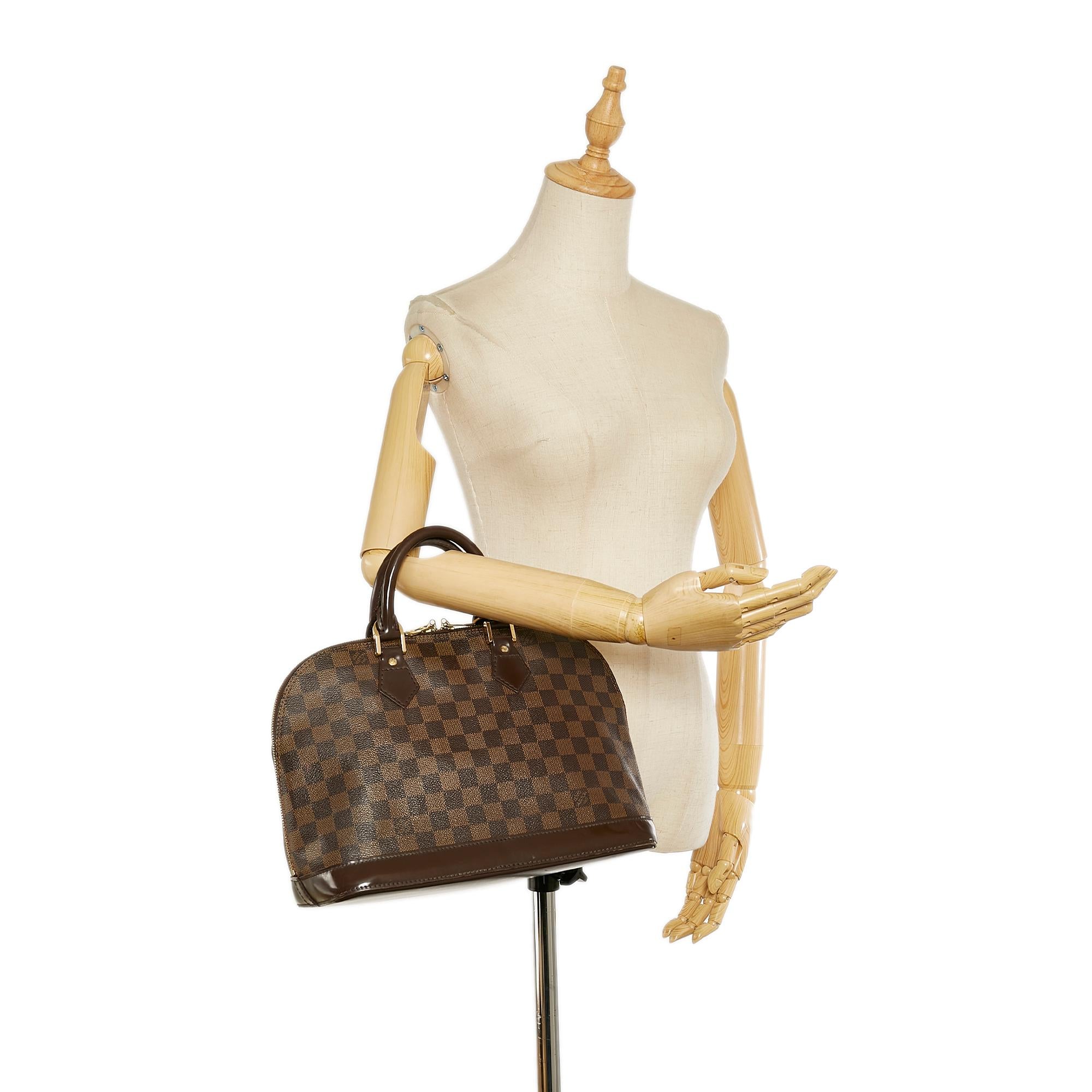 Louis Vuitton Damier Ebene Alma PM (SHG-25868)