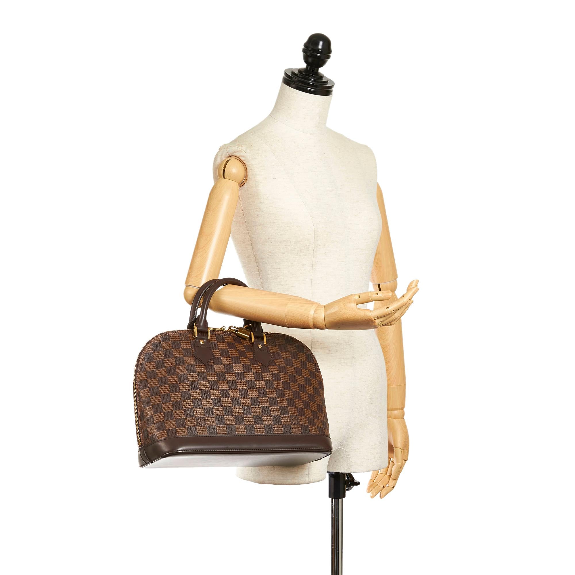 Louis Vuitton Damier Ebene Alma PM (SHG-34801)