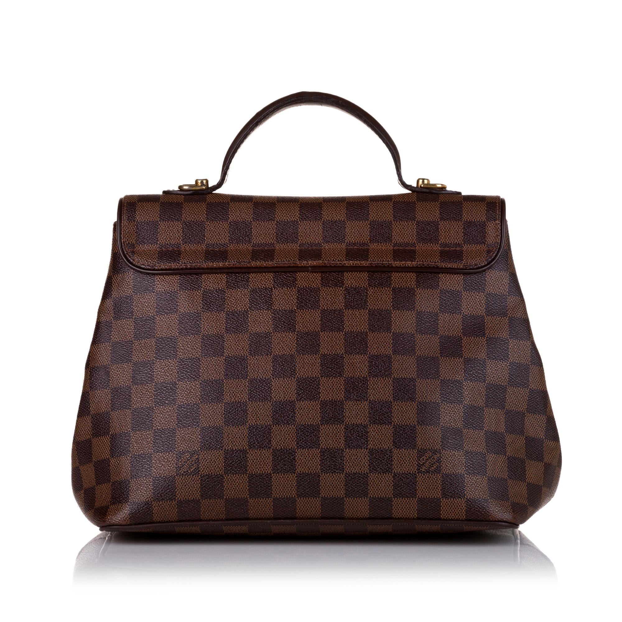 Louis Vuitton Damier Ebene Bergamo MM (SHG-36462)