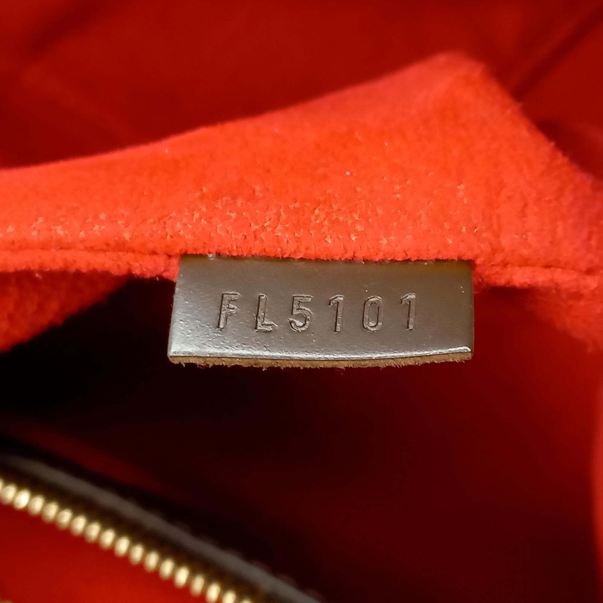 Louis Vuitton Damier Ebene Bergamo MM (SHG-36462)