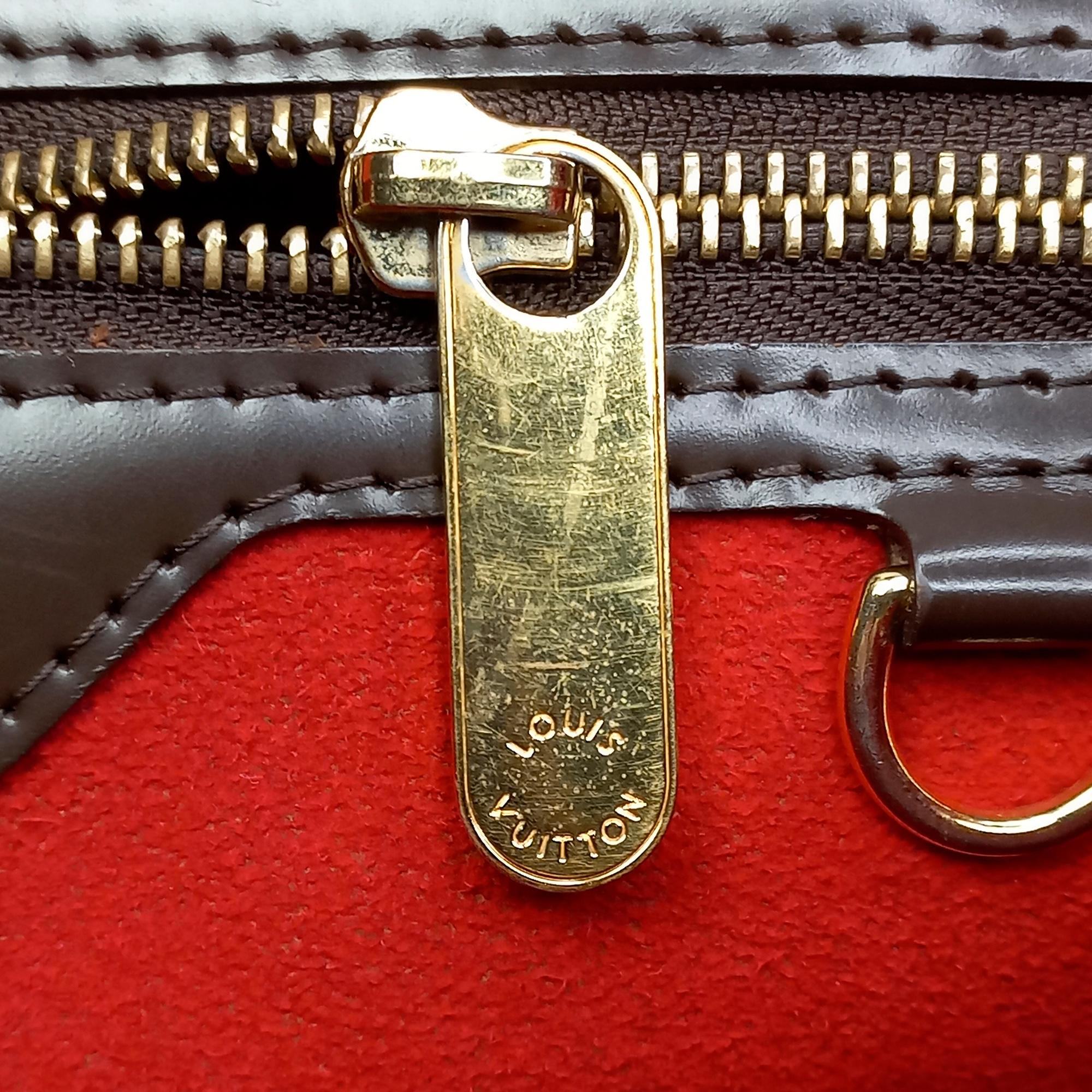 Louis Vuitton Damier Ebene Bergamo MM (SHG-36462)