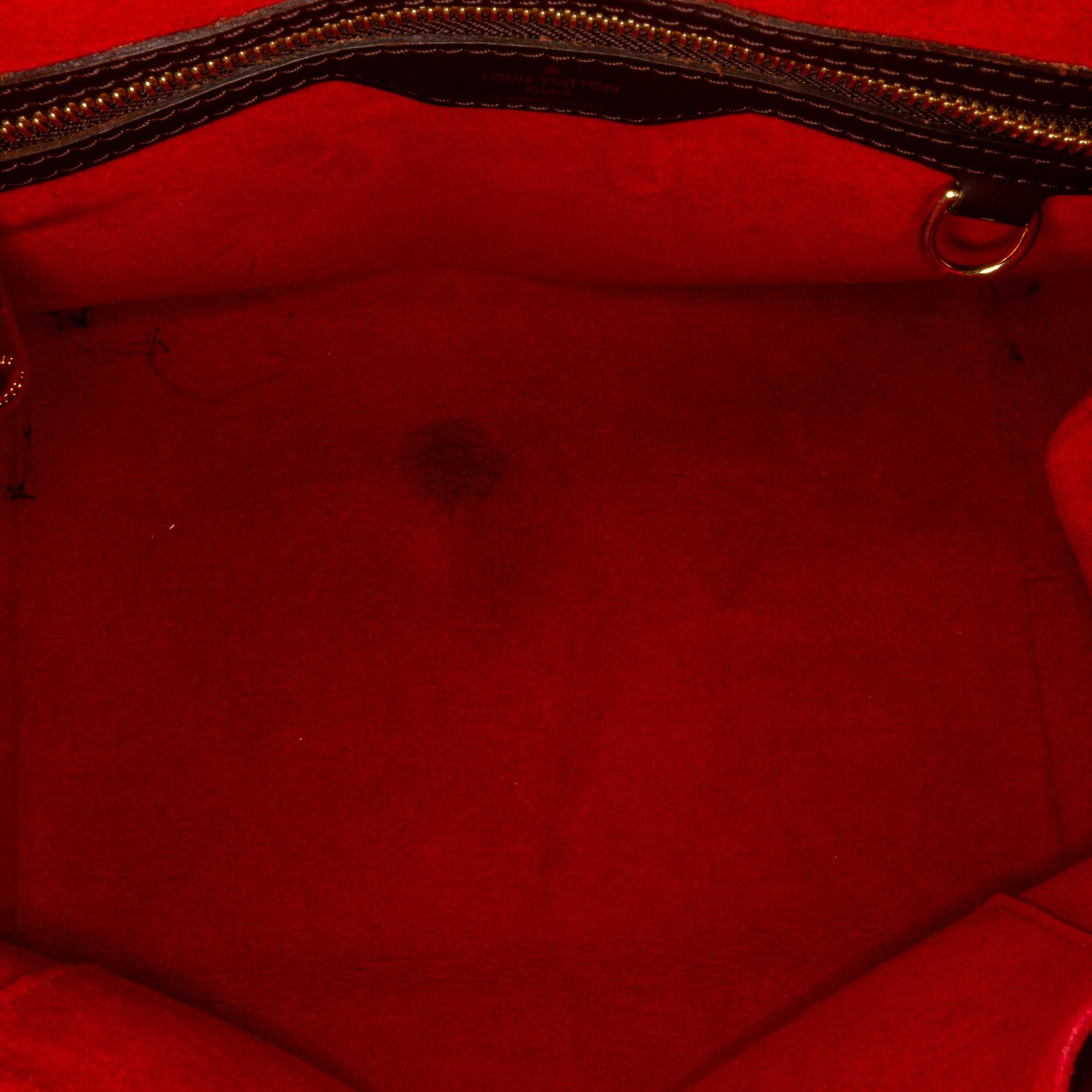 Louis Vuitton Damier Ebene Bergamo MM (SHG-36462)