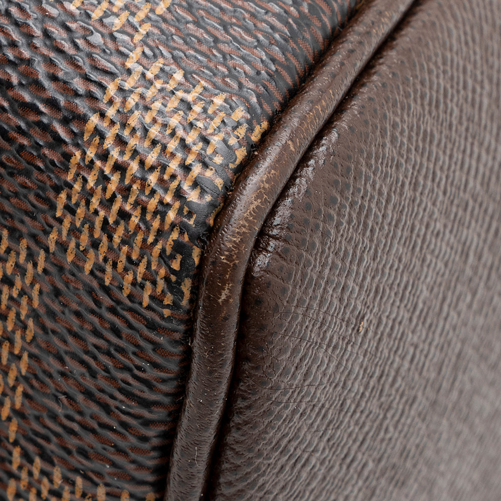 Louis Vuitton Damier Ebene Brera Satchel (SHF-20541)