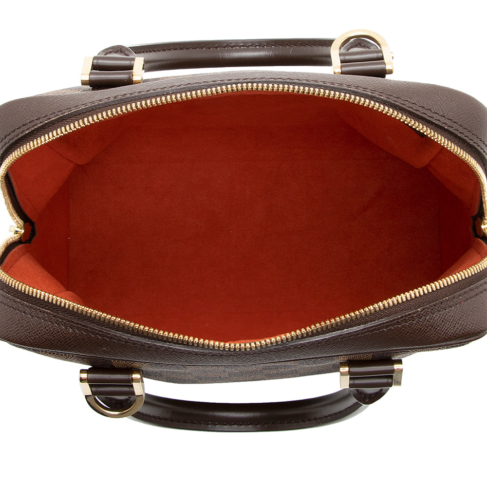 Louis Vuitton Damier Ebene Brera Satchel (SHF-20541)