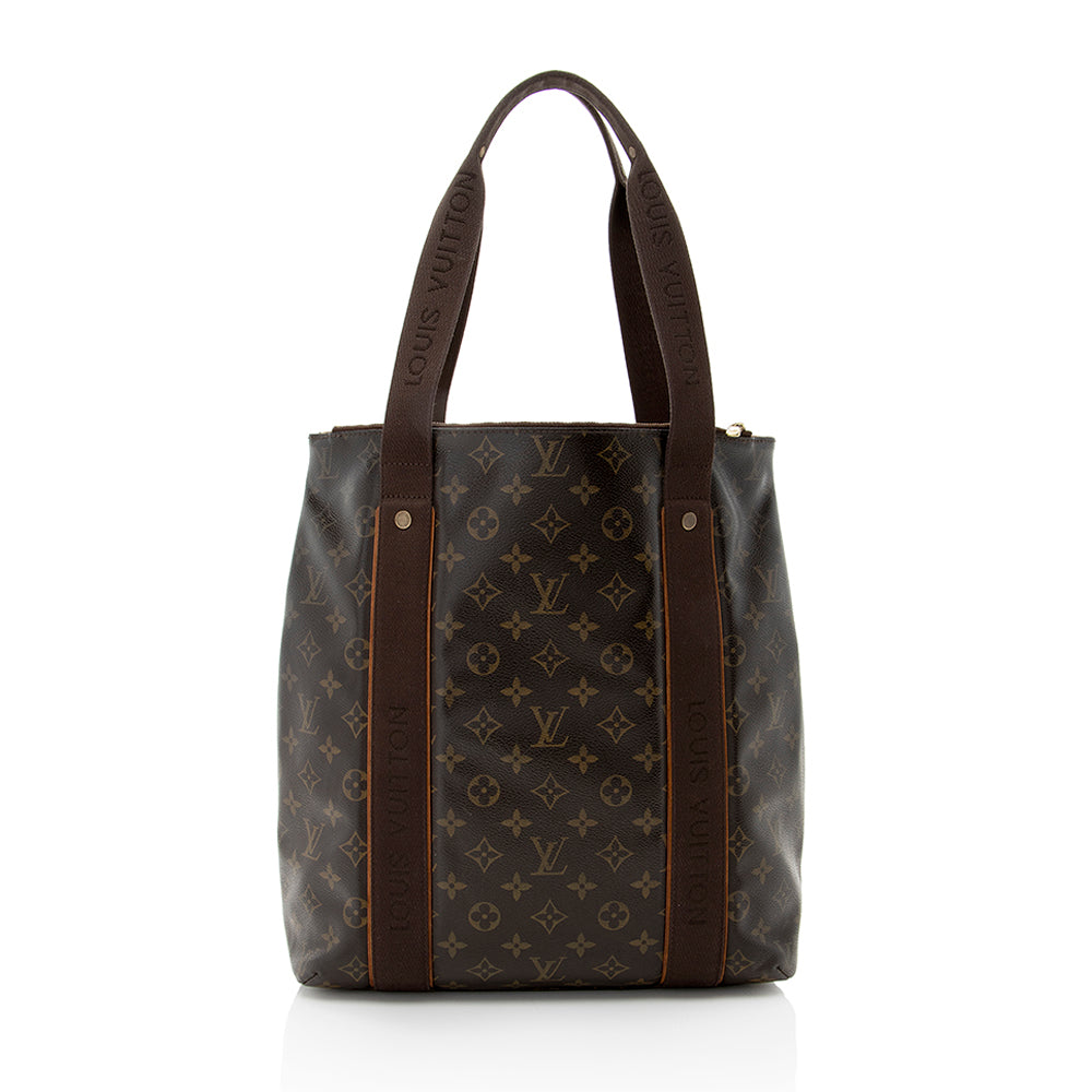 Louis Vuitton Damier Ebene Cabas Beaubourg Tote (SHF-18018)