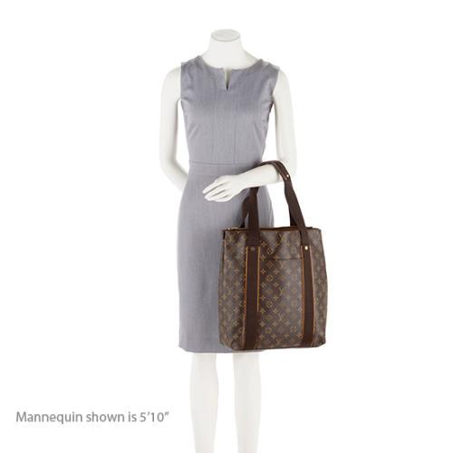 Louis Vuitton Damier Ebene Cabas Beaubourg Tote (SHF-18018)