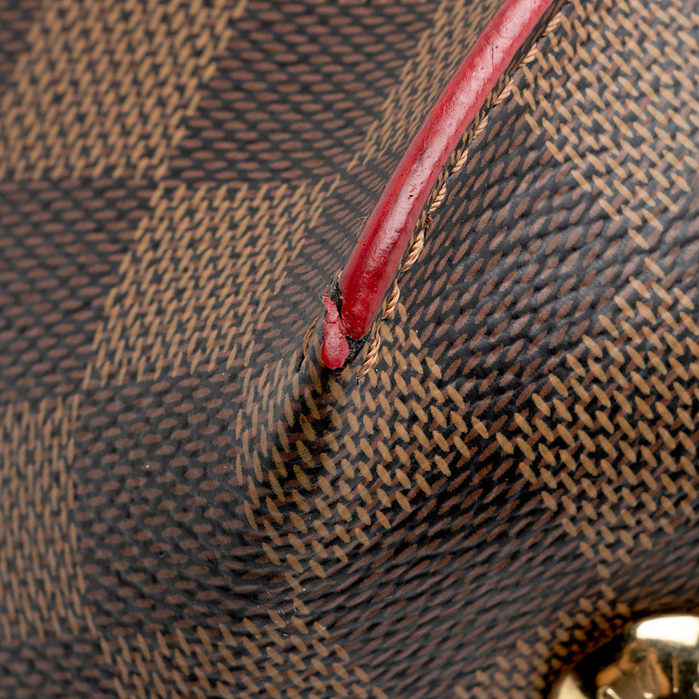 Louis Vuitton Damier Ebene Caissa Hobo (SHF-21369)