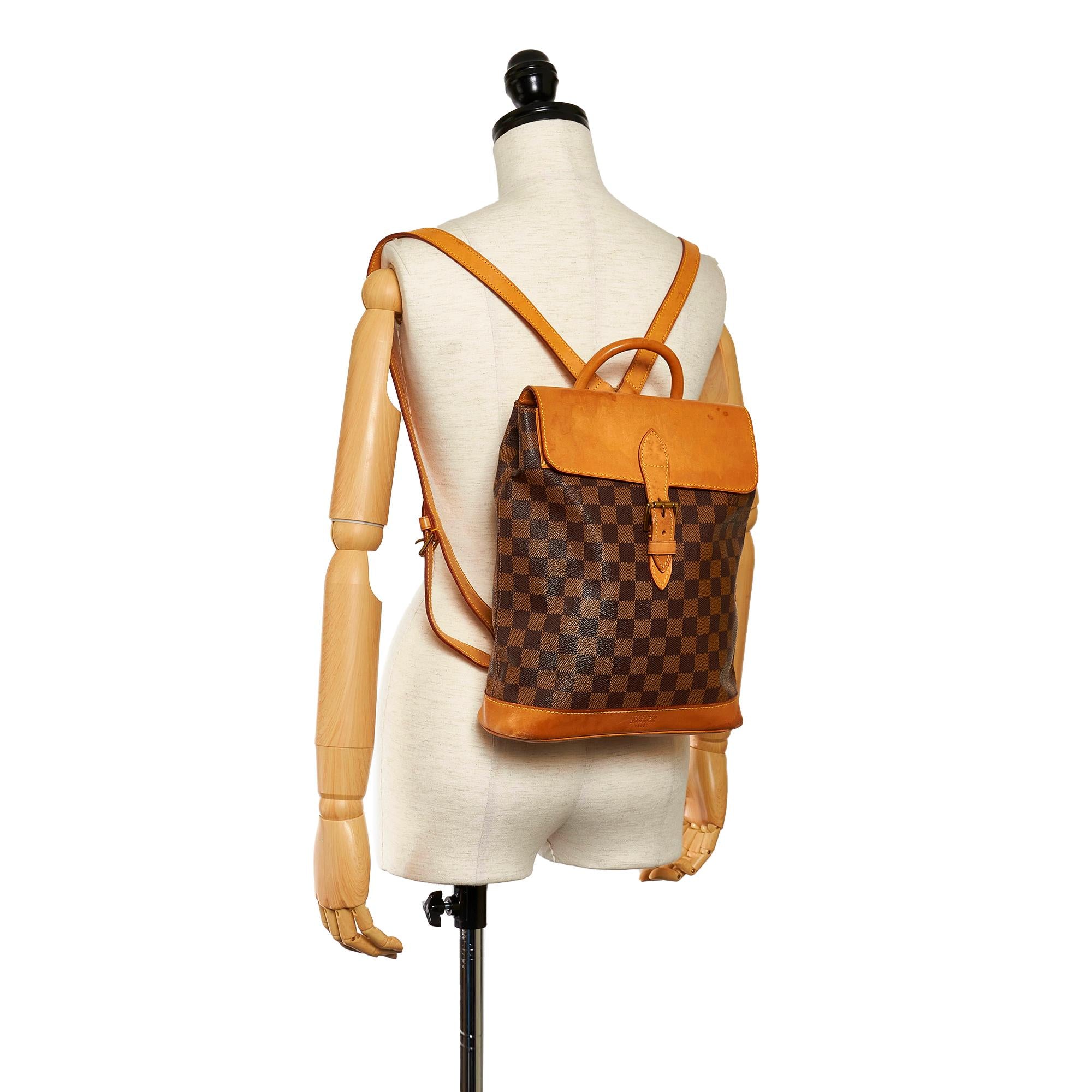 Louis Vuitton Damier Ebene Centenaire Arlequin Soho (SHG-32580)