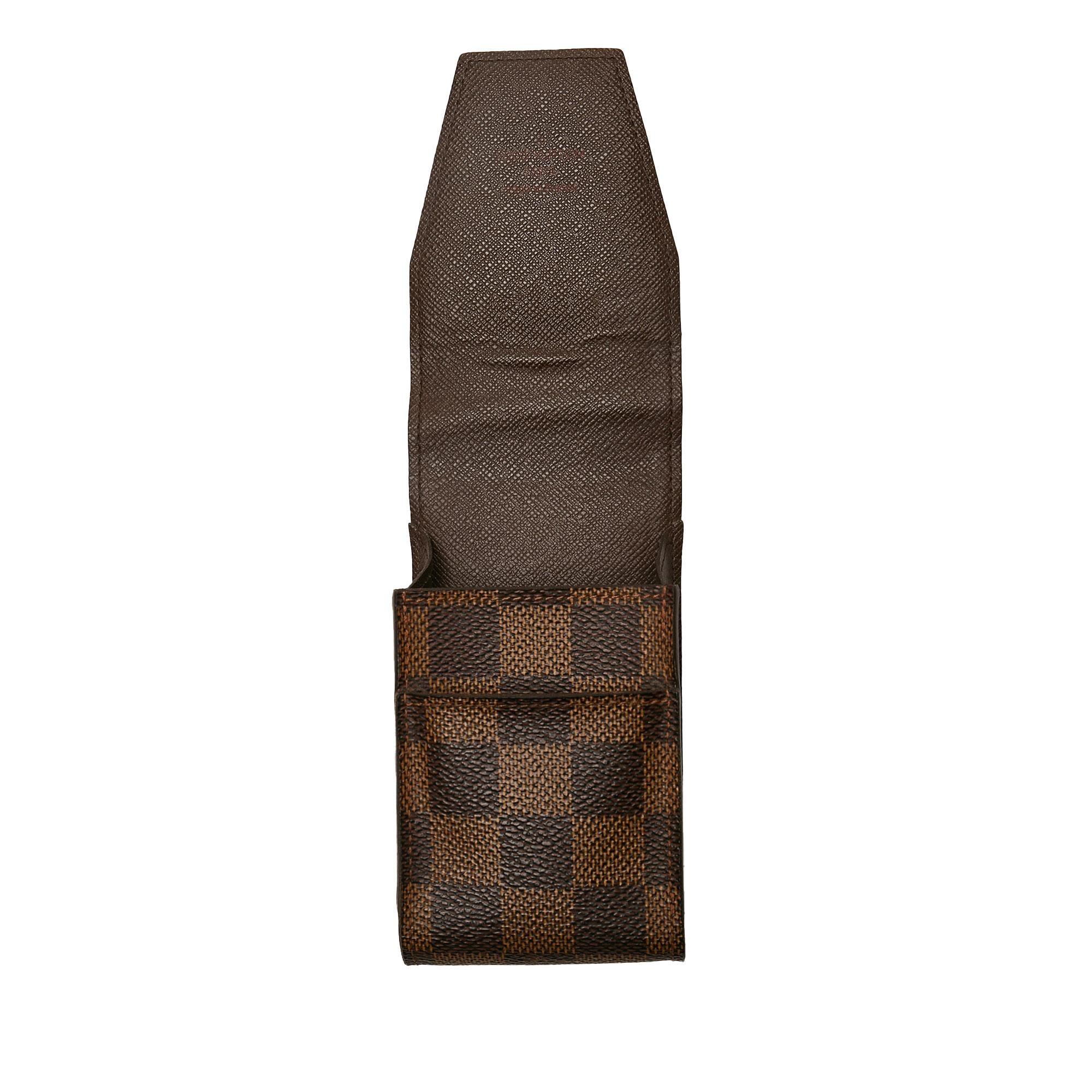 Louis Vuitton Damier Ebene Etui Cigarette Case (SHG-35640)