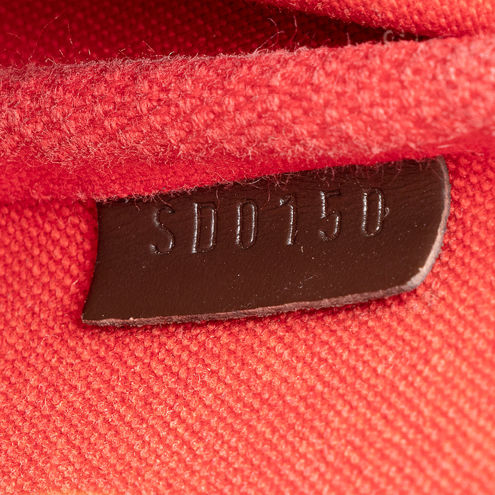 Louis Vuitton Damier Ebene Eva Clutch (SHF-20387)