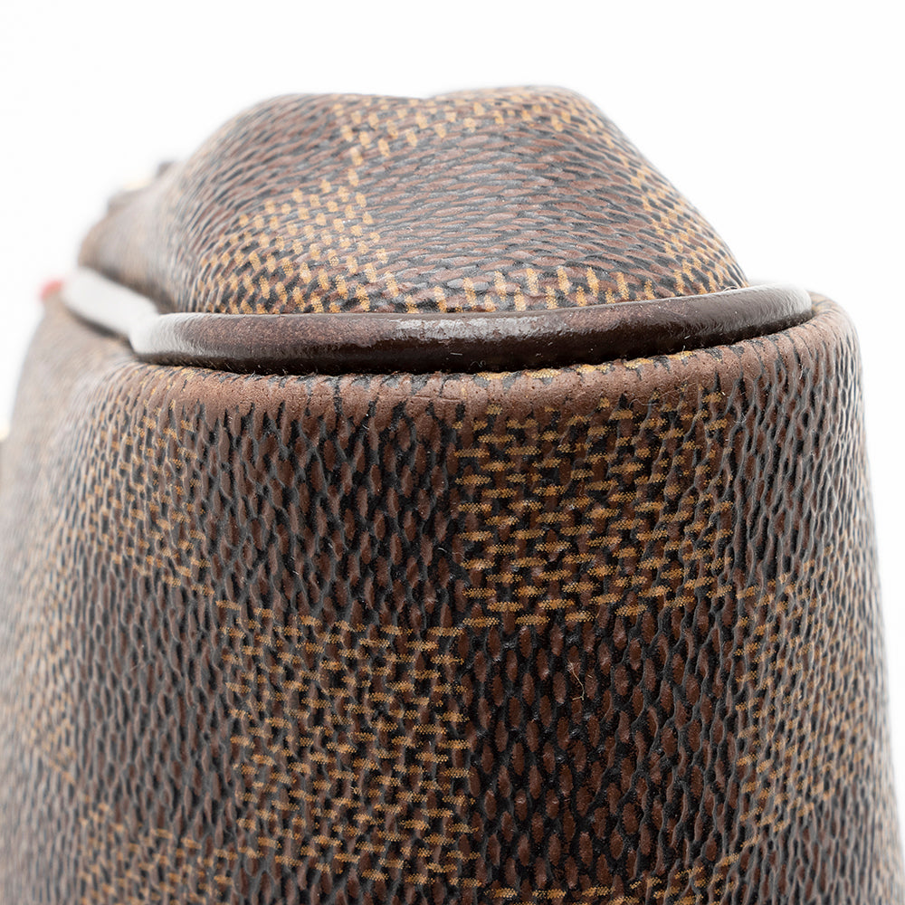 Louis Vuitton Damier Ebene Eva Clutch (SHF-20387)