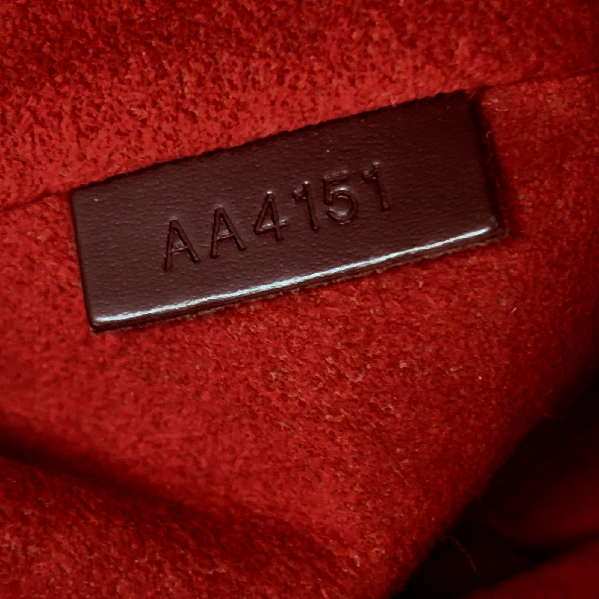 Louis Vuitton Damier Ebene Evora MM (SHG-35399)