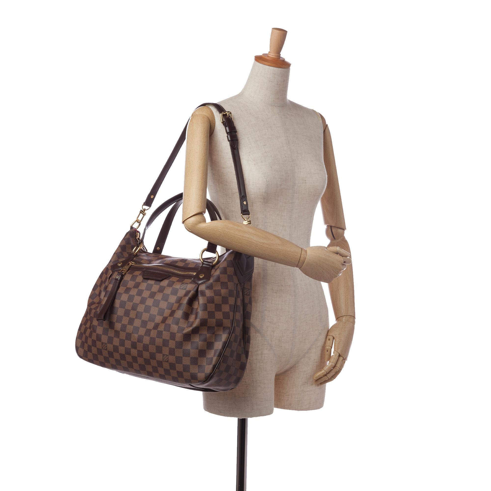 Louis Vuitton Damier Ebene Evora MM (SHG-35399)