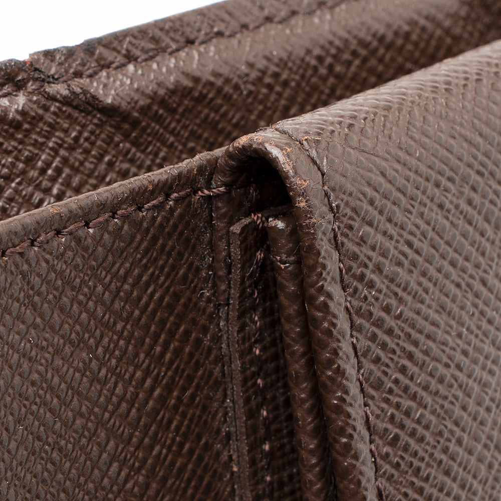 Louis Vuitton Damier Ebene Florin Wallet (SHF-21659)