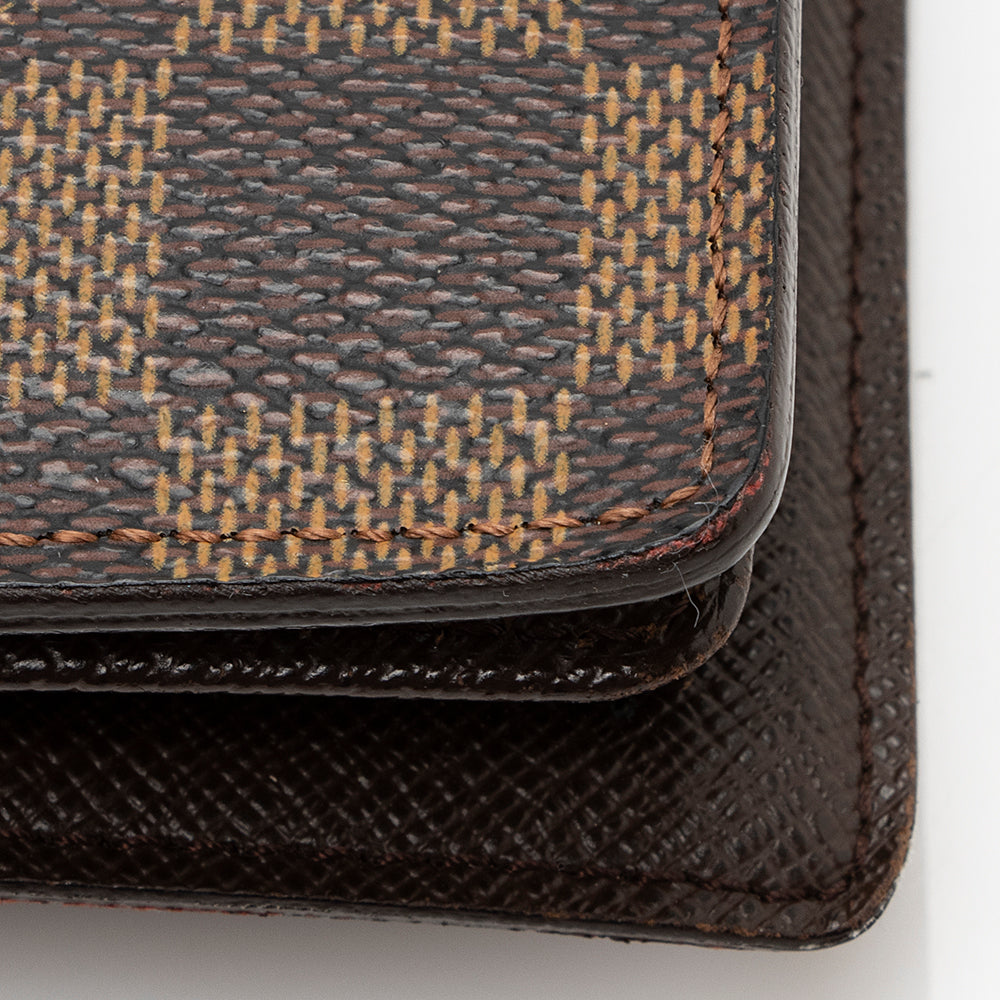 Louis Vuitton Damier Ebene Florin Wallet (SHF-21659)