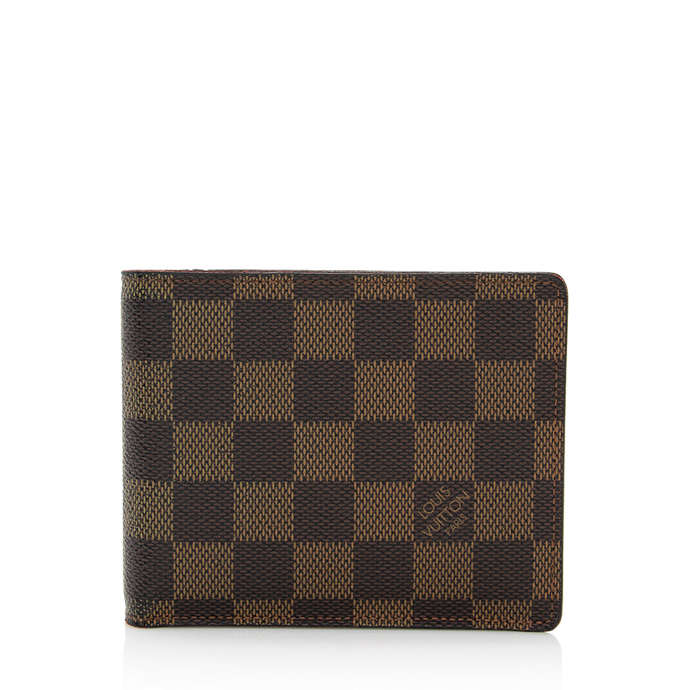 Louis Vuitton Damier Ebene Florin Wallet (SHF-21659)