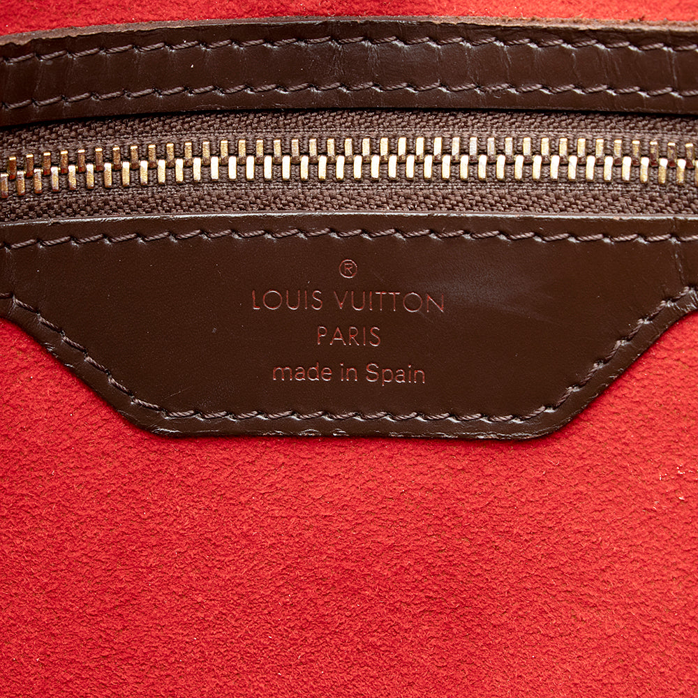Louis Vuitton Damier Ebene Hampstead MM Tote - FINAL SALE (SHF-19125)