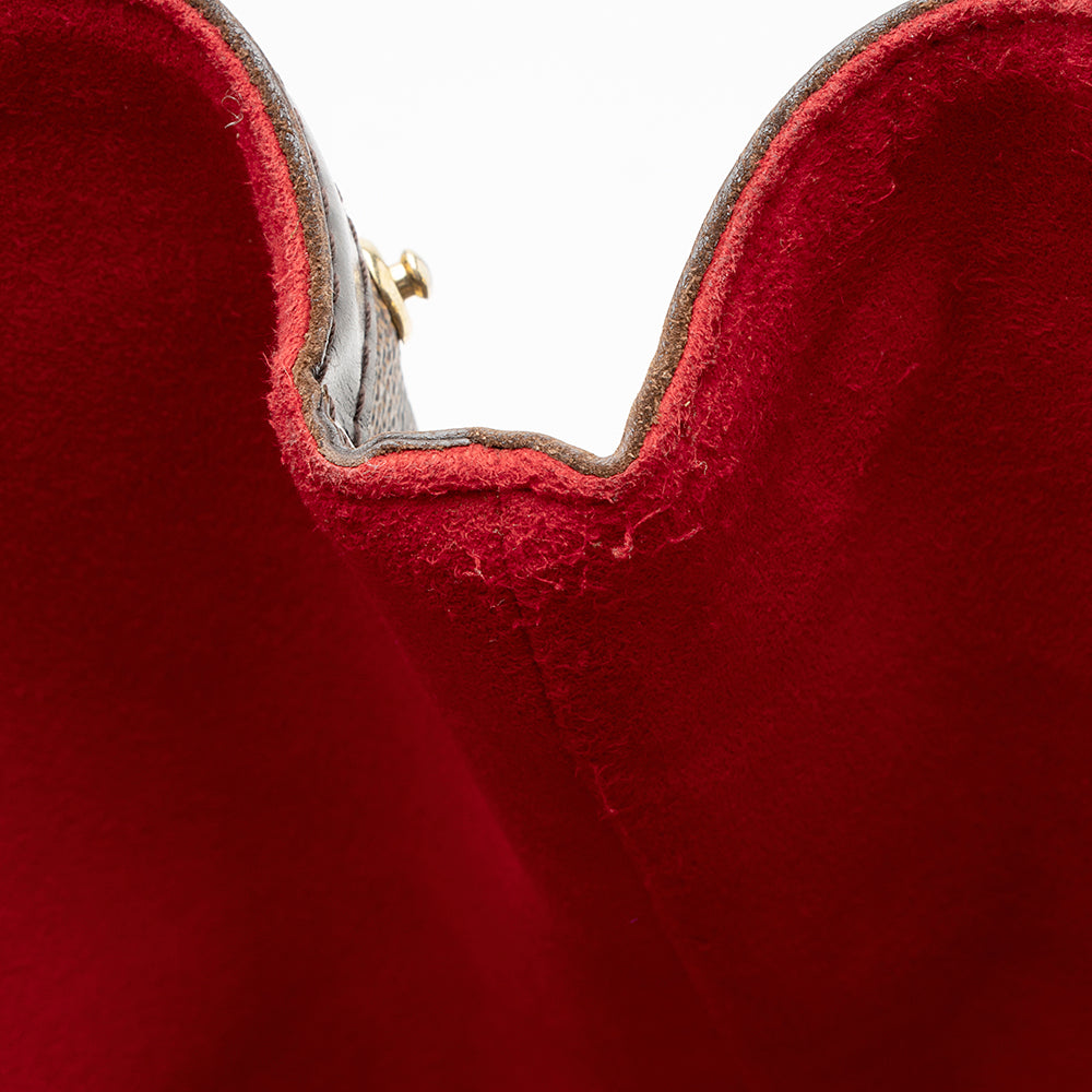 Louis Vuitton Damier Ebene Hampstead MM Tote (SHF-20804)