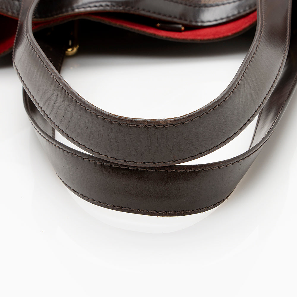 Louis Vuitton Damier Ebene Hampstead MM Tote (SHF-20804)