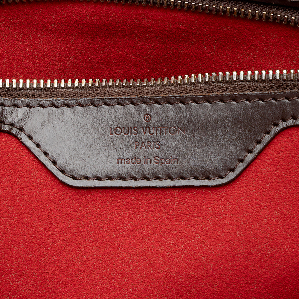 Louis Vuitton Damier Ebene Hampstead MM Tote (SHF-20804)