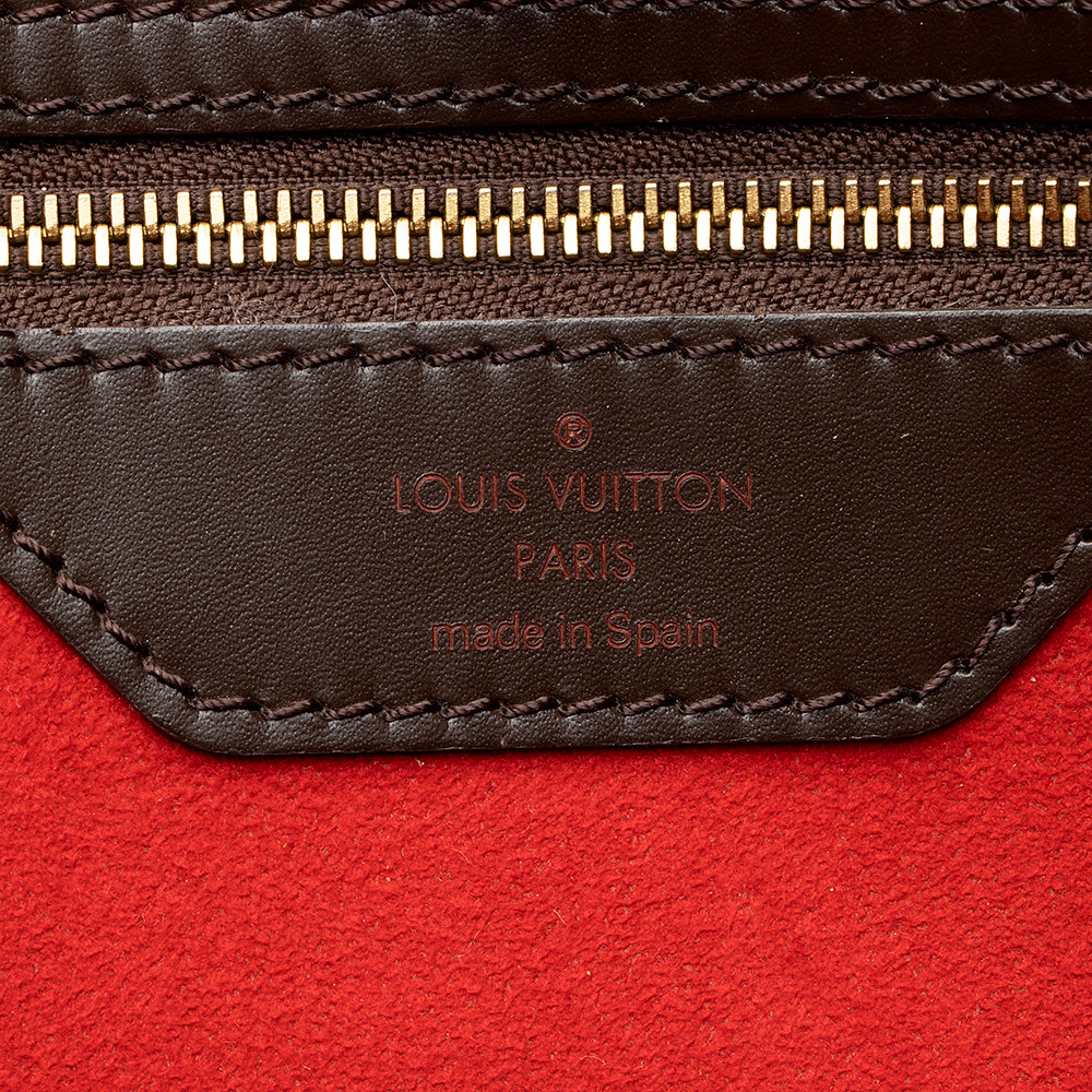 Louis Vuitton Damier Ebene Hampstead MM Tote (SHF-21117)