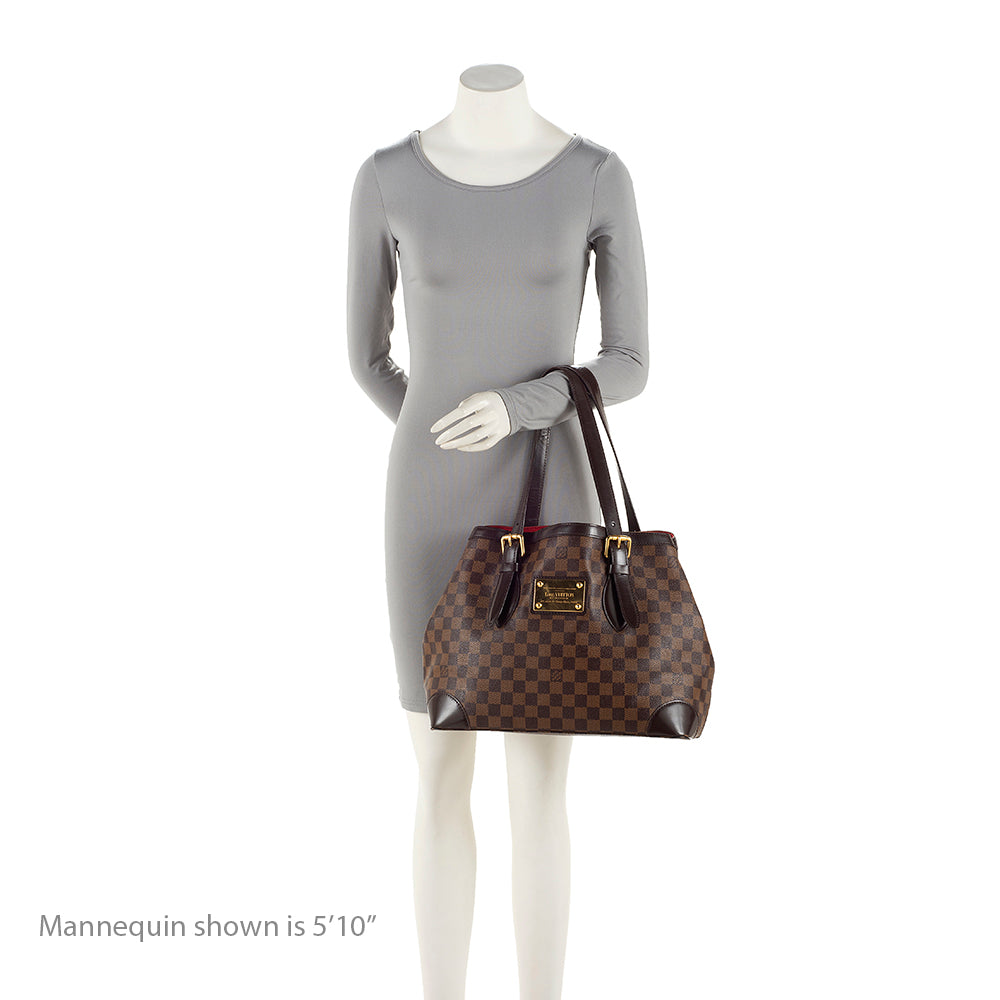 Louis Vuitton Damier Ebene Hampstead MM Tote (SHF-21117)