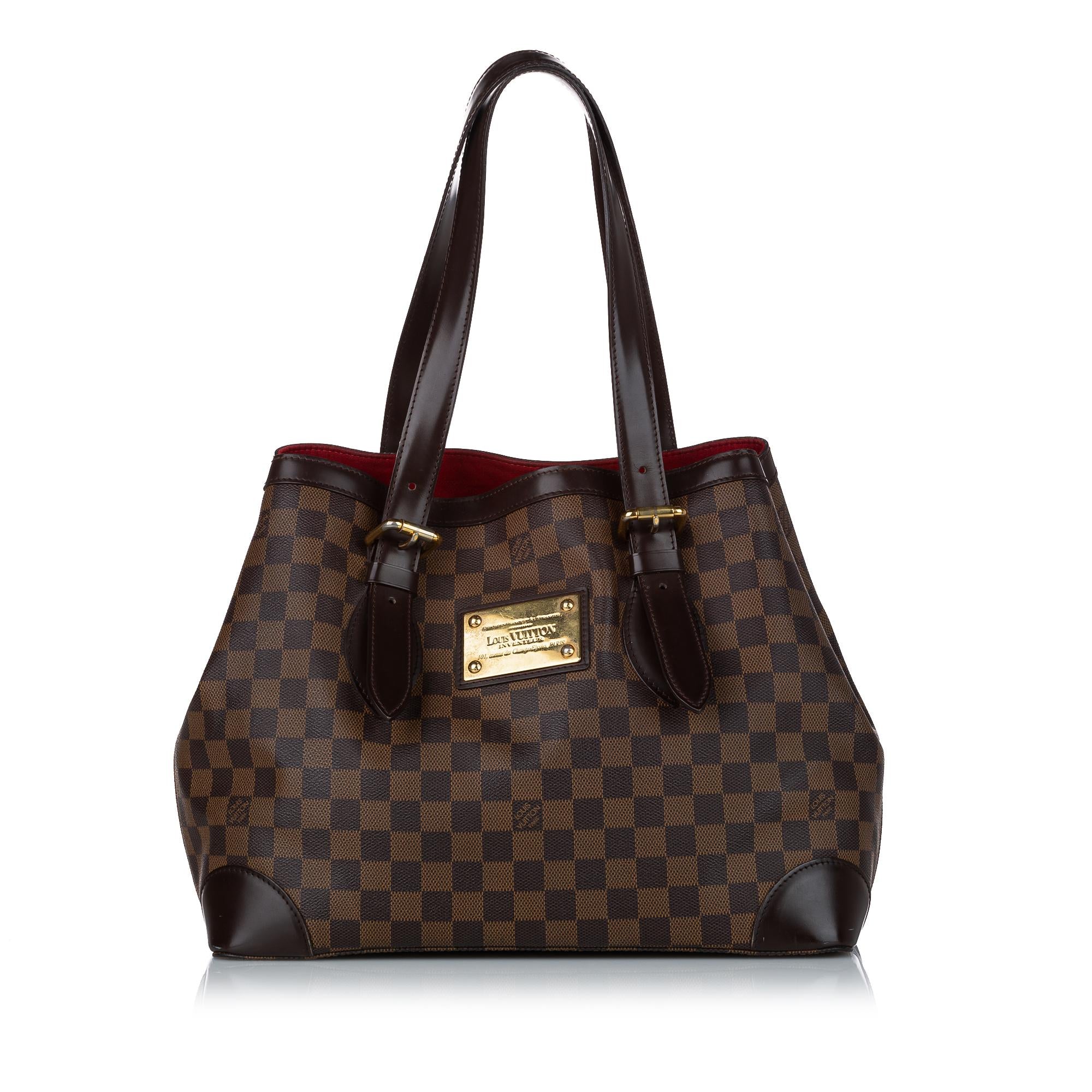 Louis Vuitton Damier Ebene Hampstead MM (SHG-29420)