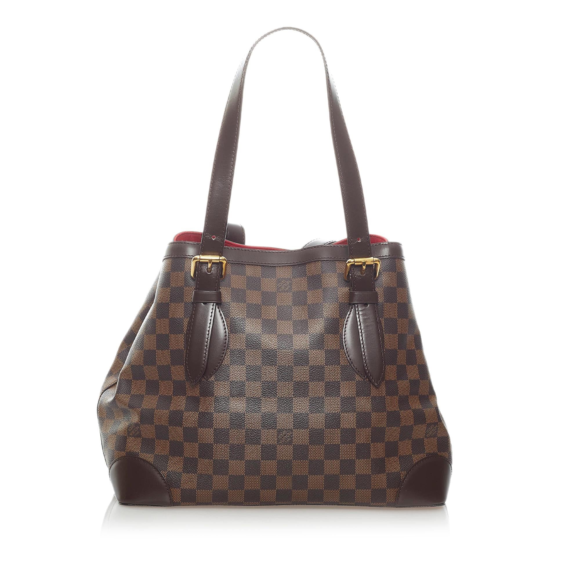 Louis Vuitton Damier Ebene Hampstead MM (SHG-34633)