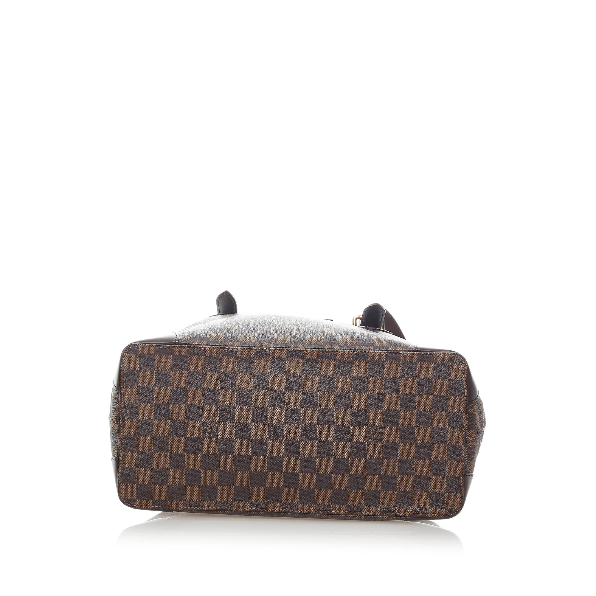 Louis Vuitton Damier Ebene Hampstead MM (SHG-34633)