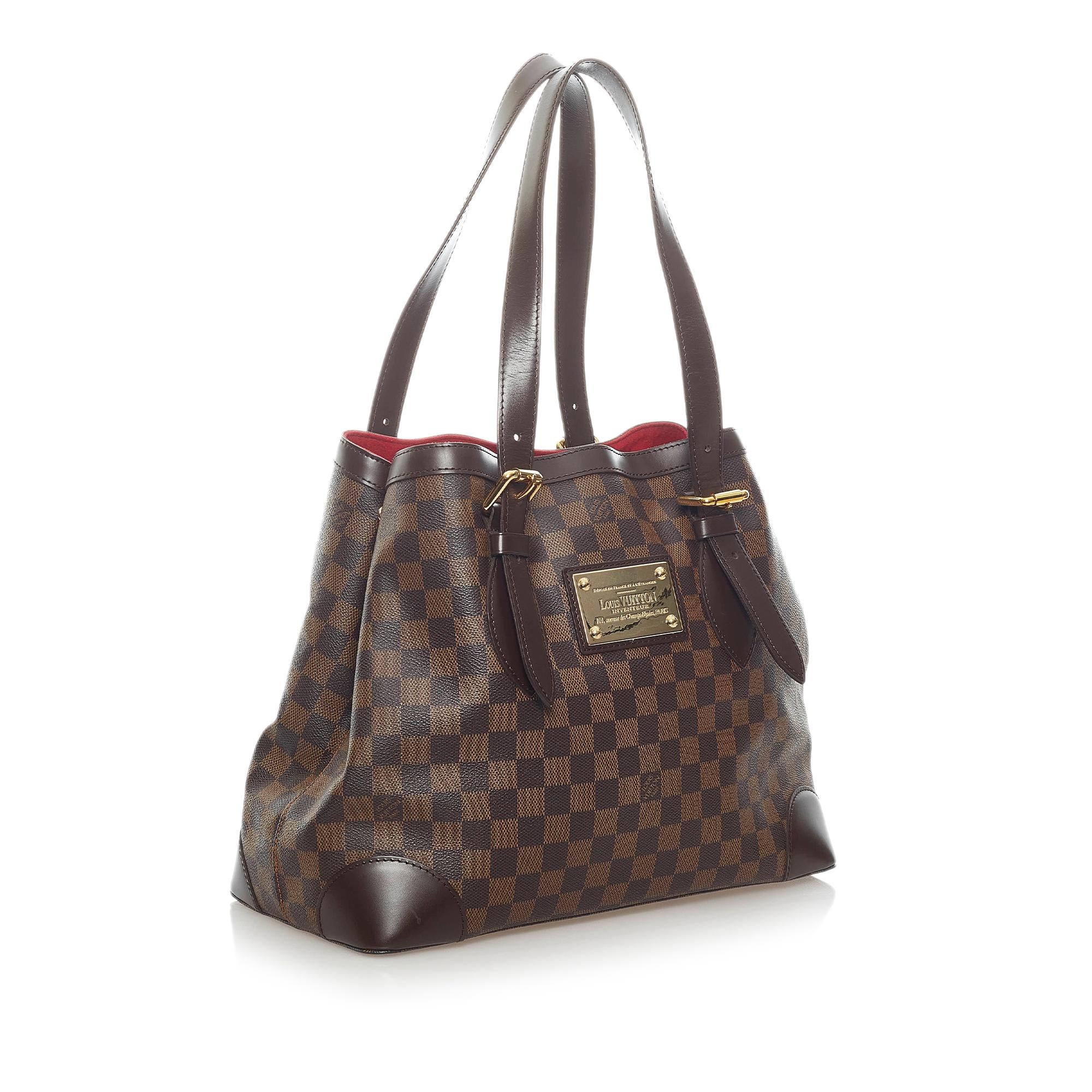 Louis Vuitton Damier Ebene Hampstead MM (SHG-34633)