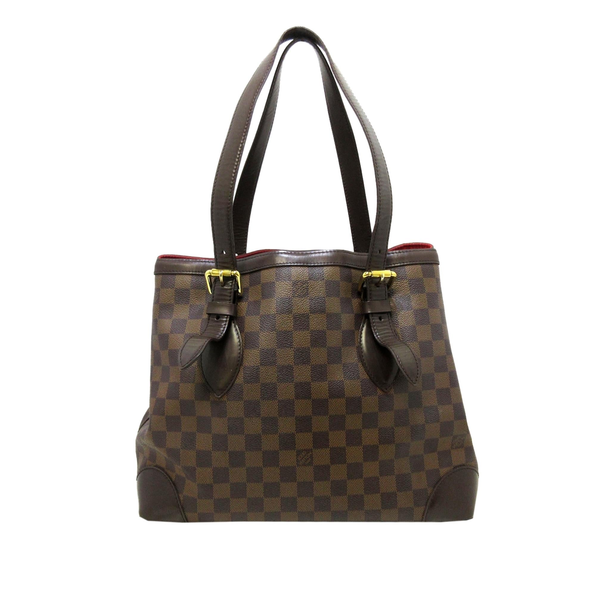 Louis Vuitton Damier Ebene Hampstead MM (SHG-36925)