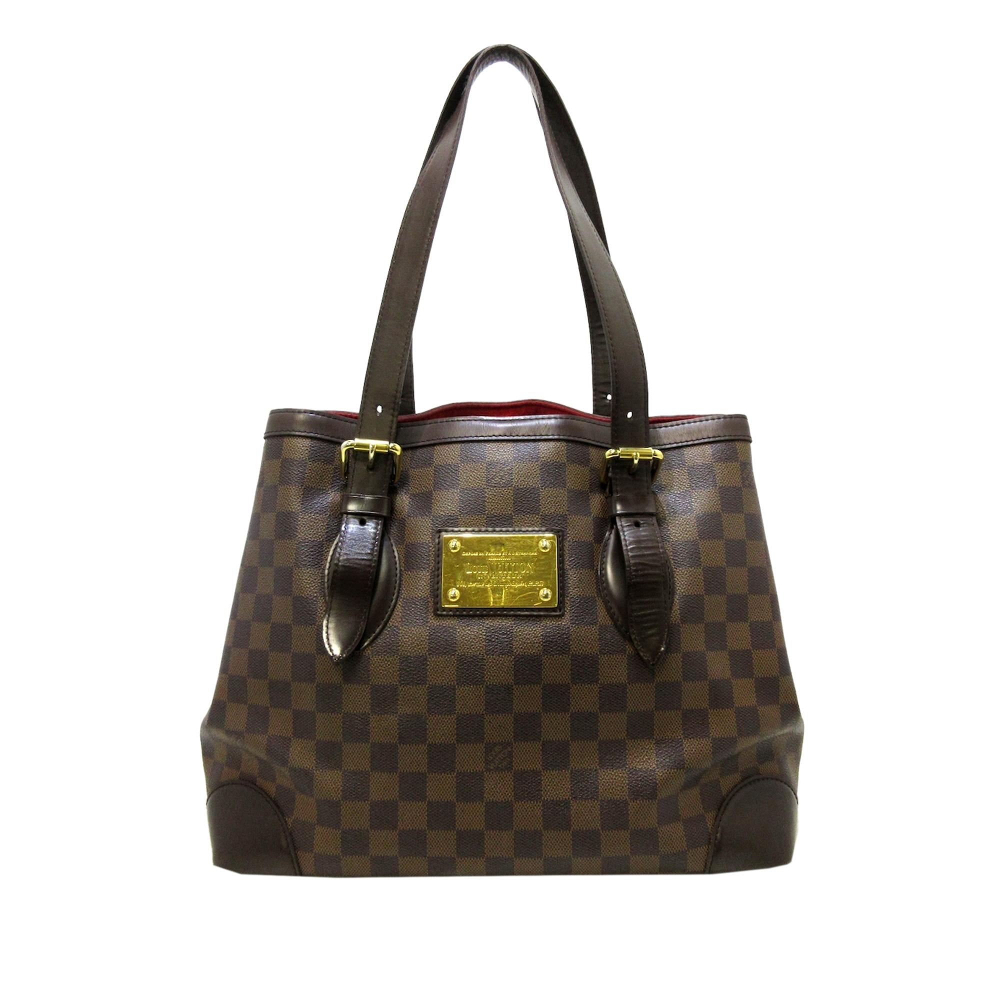 Louis Vuitton Damier Ebene Hampstead MM (SHG-36925)