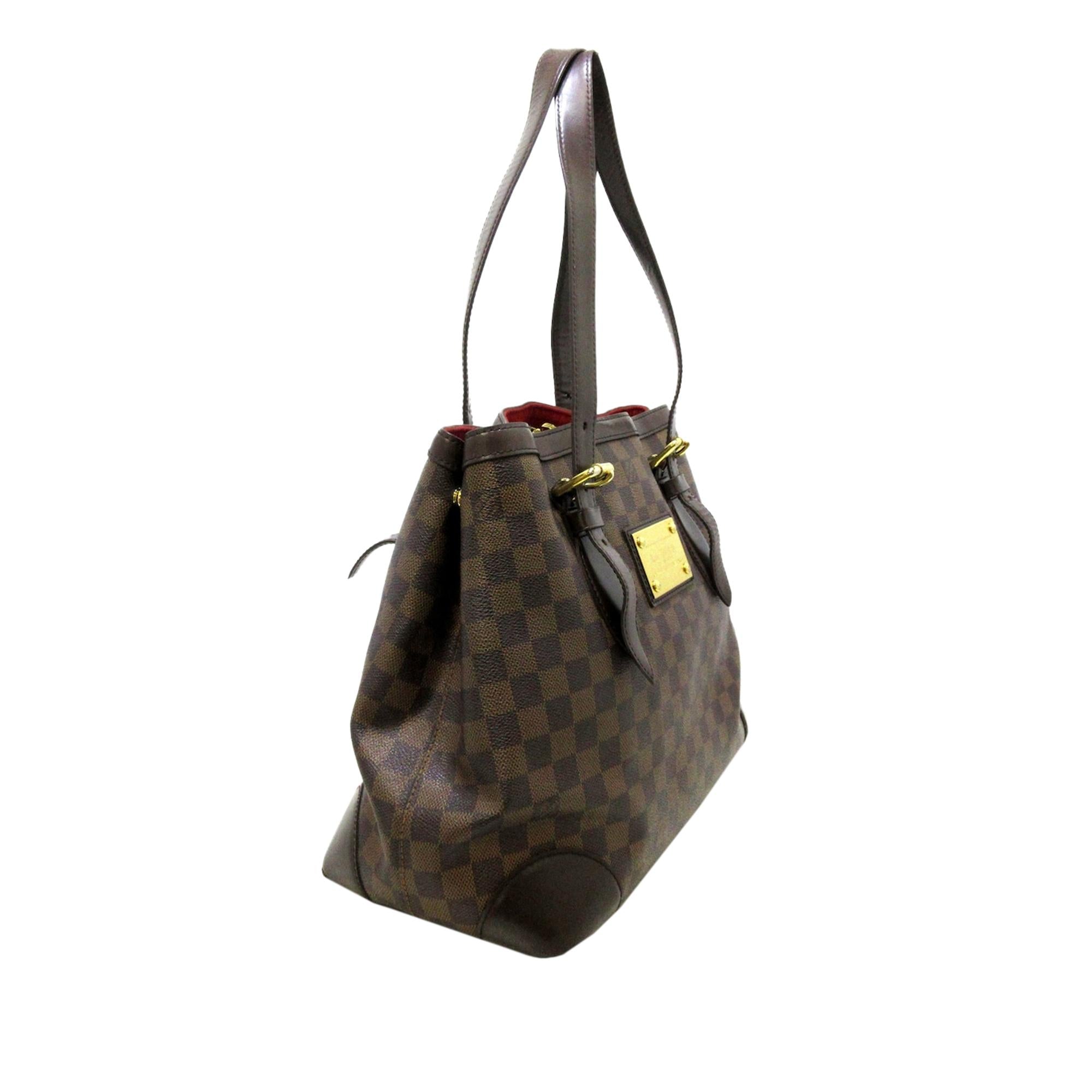 Louis Vuitton Damier Ebene Hampstead MM (SHG-36925)