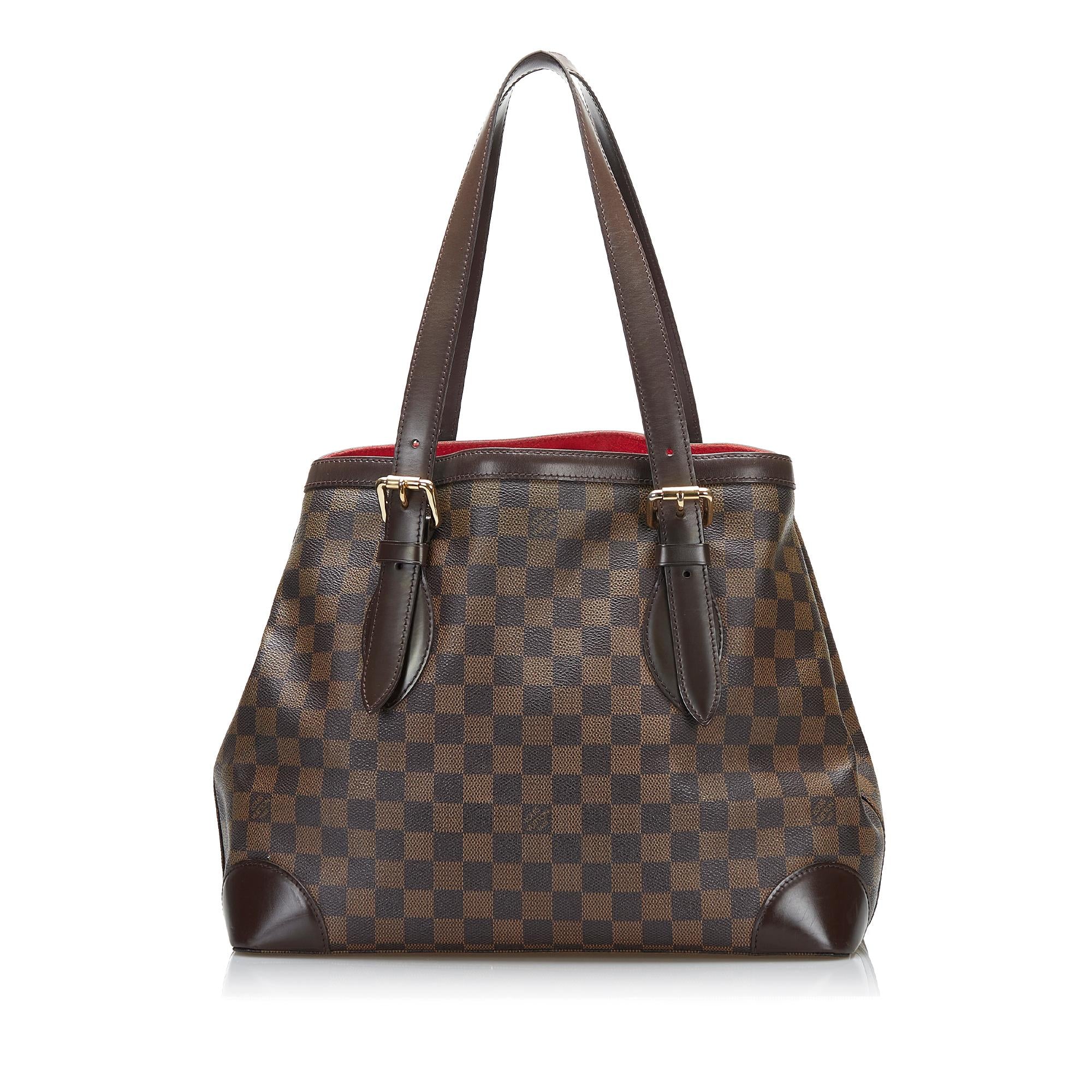 Louis Vuitton Damier Ebene Hampstead MM (SHG-37809)