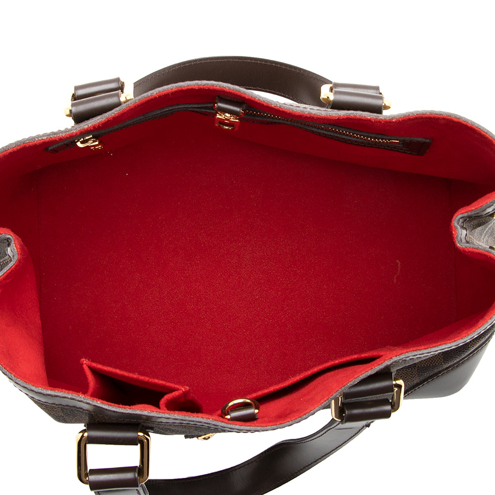 Louis Vuitton Damier Ebene Hampstead PM Tote (SHF-21148)