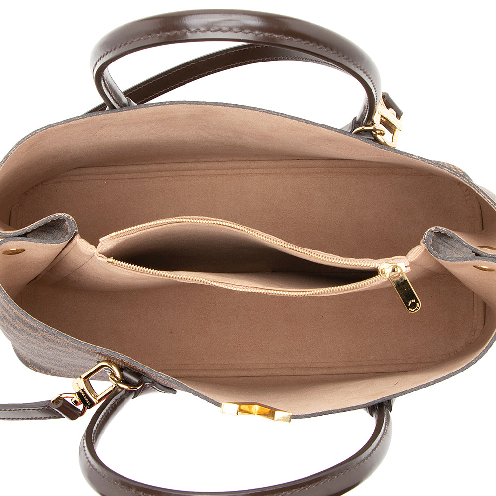 Louis Vuitton Damier Ebene Kensington Tote (SHF-20759)