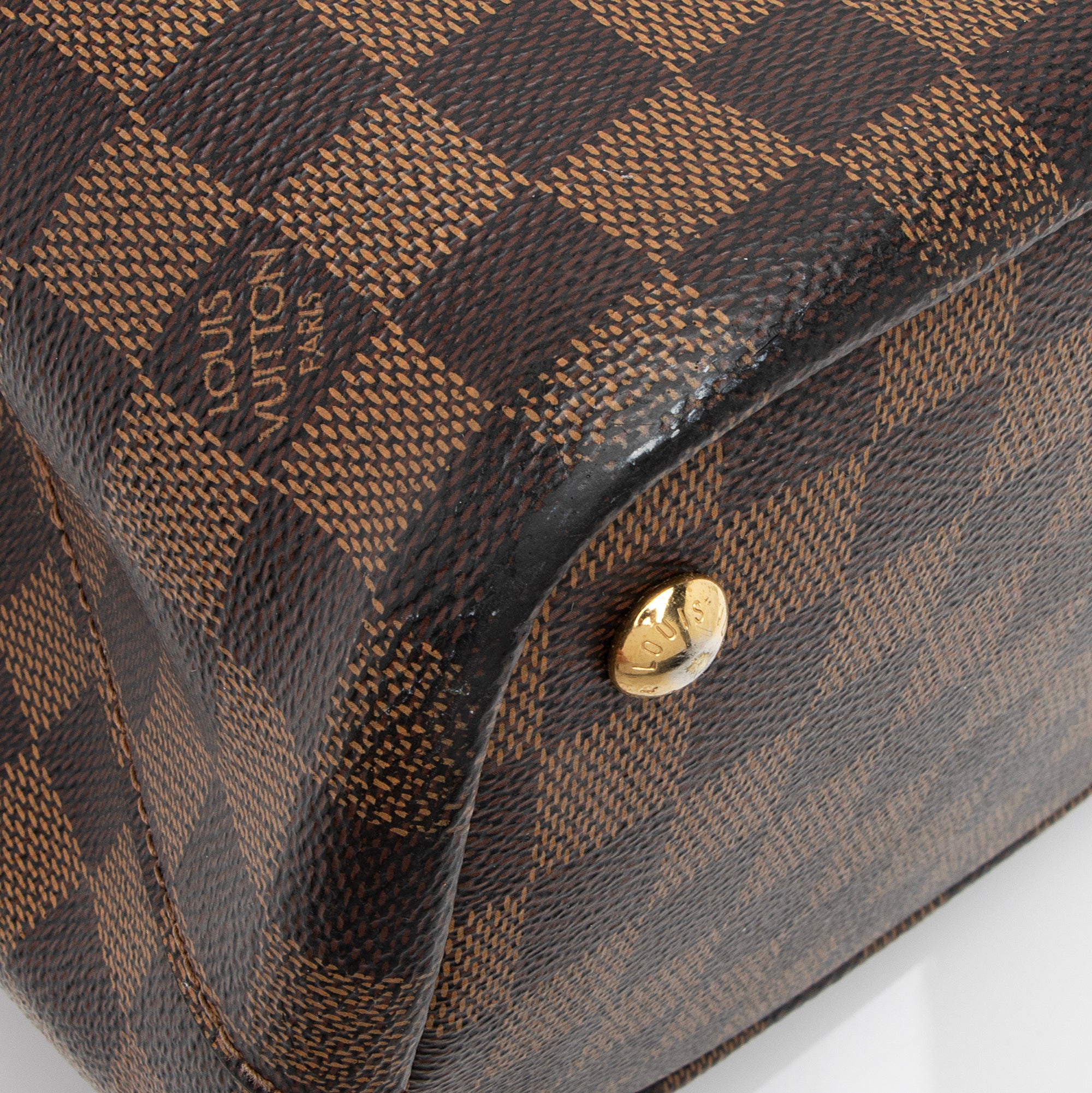 Louis Vuitton Damier Ebene Kensington Tote (SHF-23308)