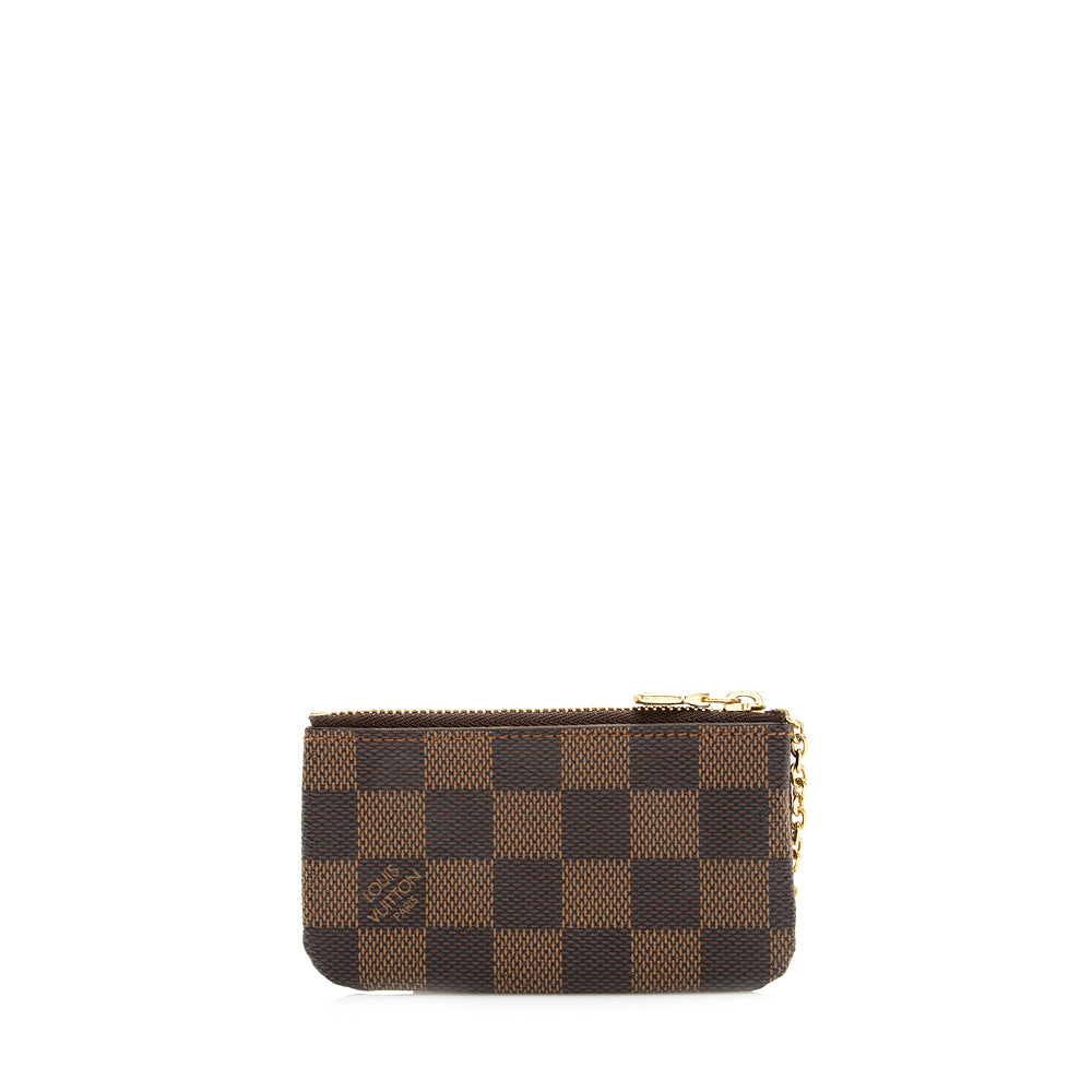Louis Vuitton Damier Ebene Key Pouch (SHF-21041)