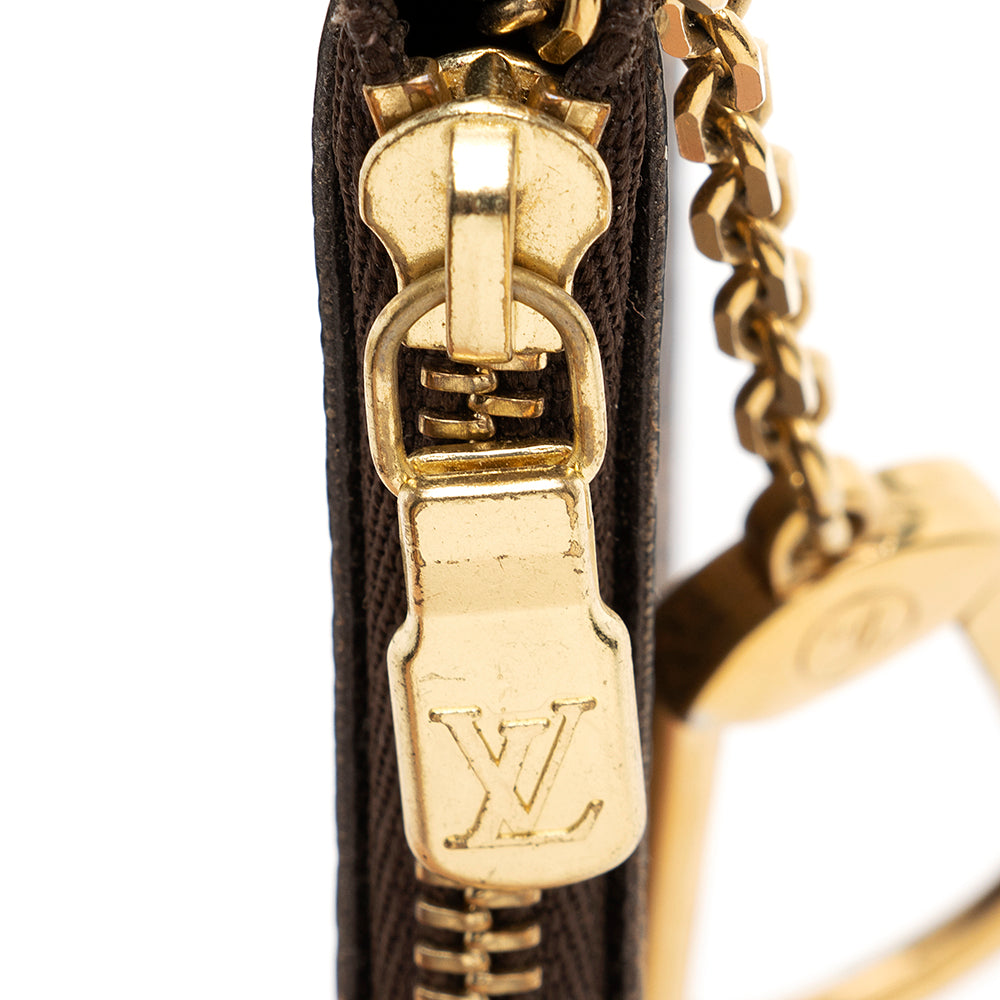 Louis Vuitton Damier Ebene Key Pouch (SHF-21041)