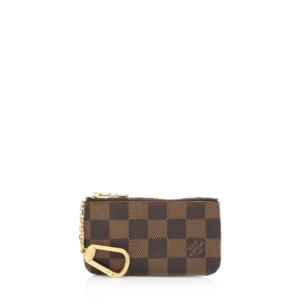 Louis Vuitton Damier Ebene Key Pouch (SHF-21041)