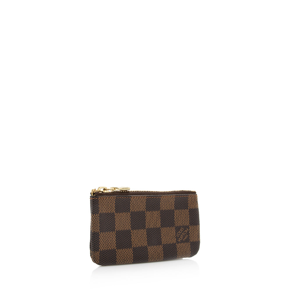 Louis Vuitton Damier Ebene Key Pouch (SHF-21041)