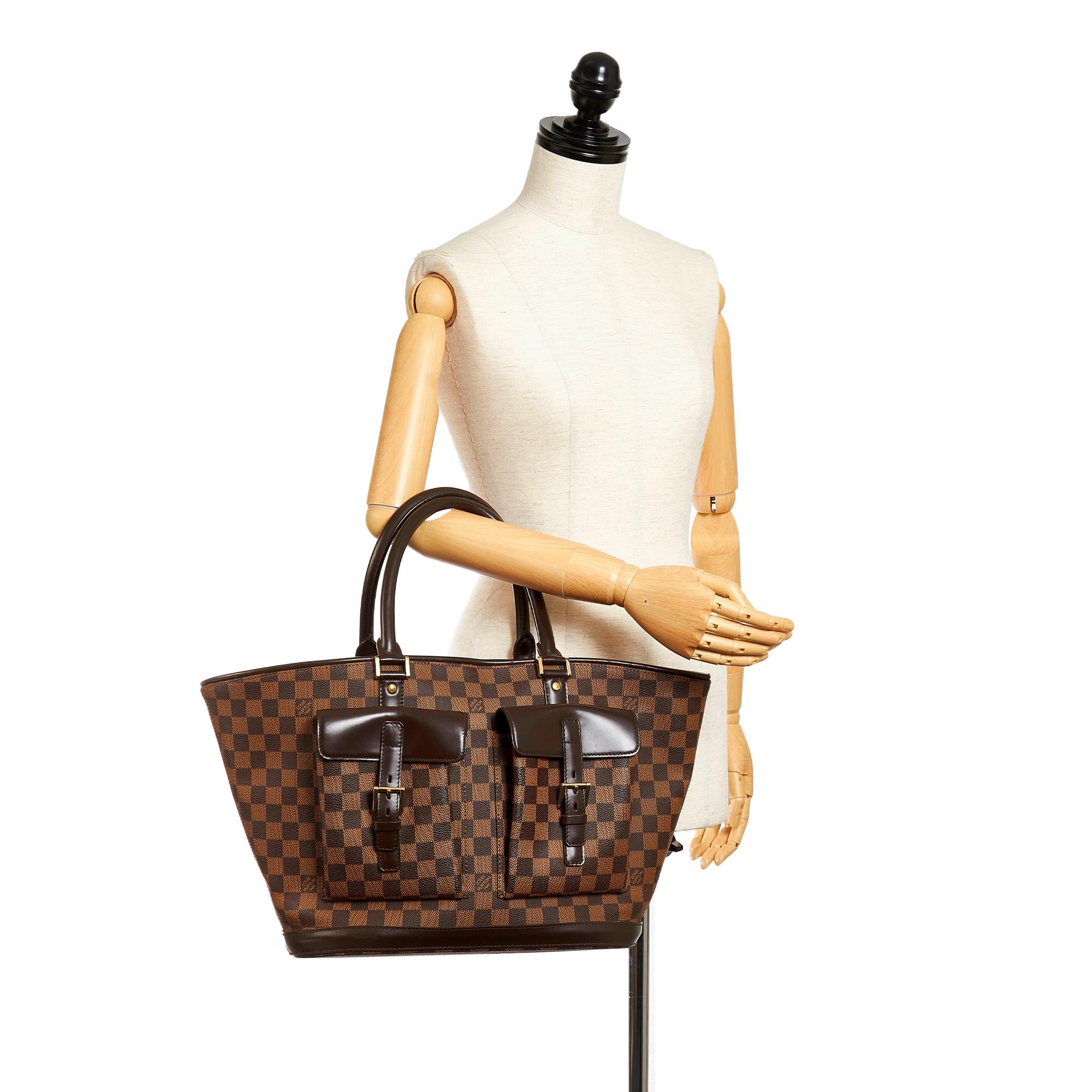 Louis Vuitton Damier Ebene Manosque GM (SHG-27770)